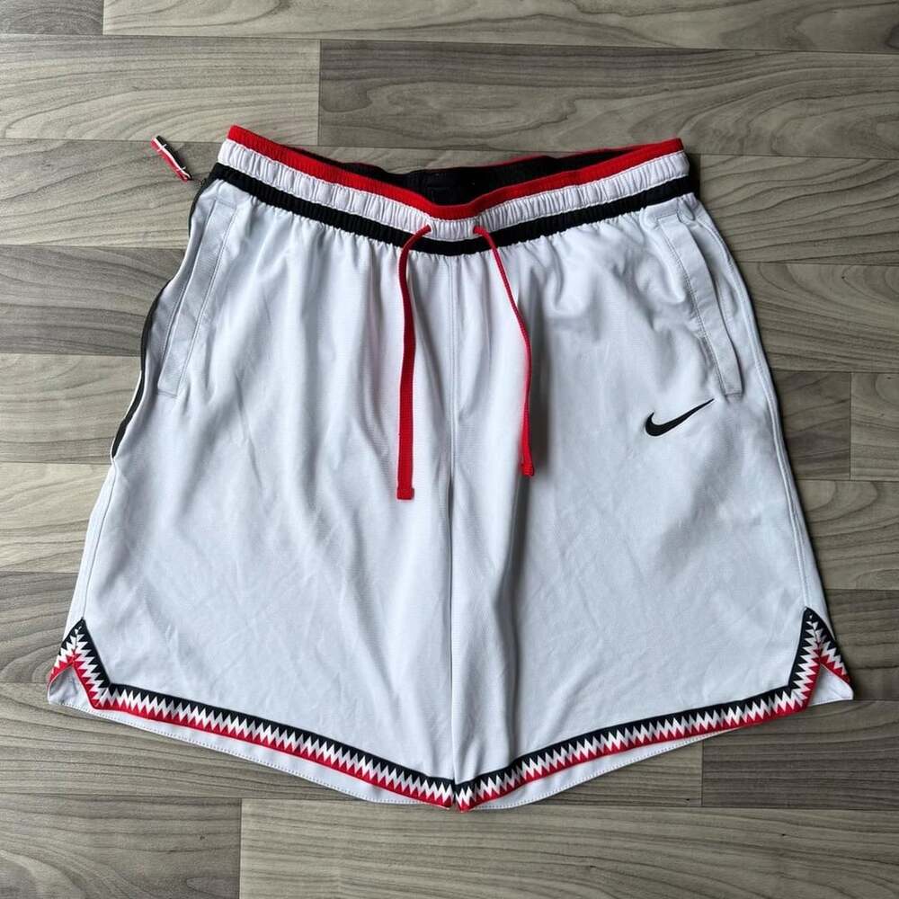 Nike Dri-FIT Basketball Shorts Size XXL White Red Black